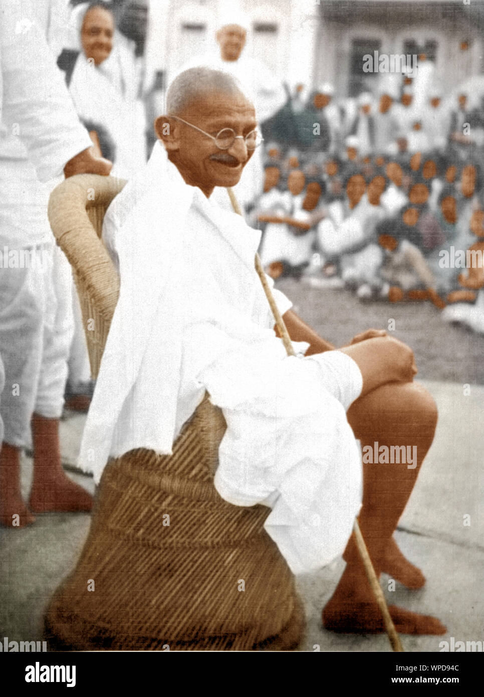 Mahatma Gandhi und Kasturba Gandhi, Indien, Asien, 1934 Stockfoto