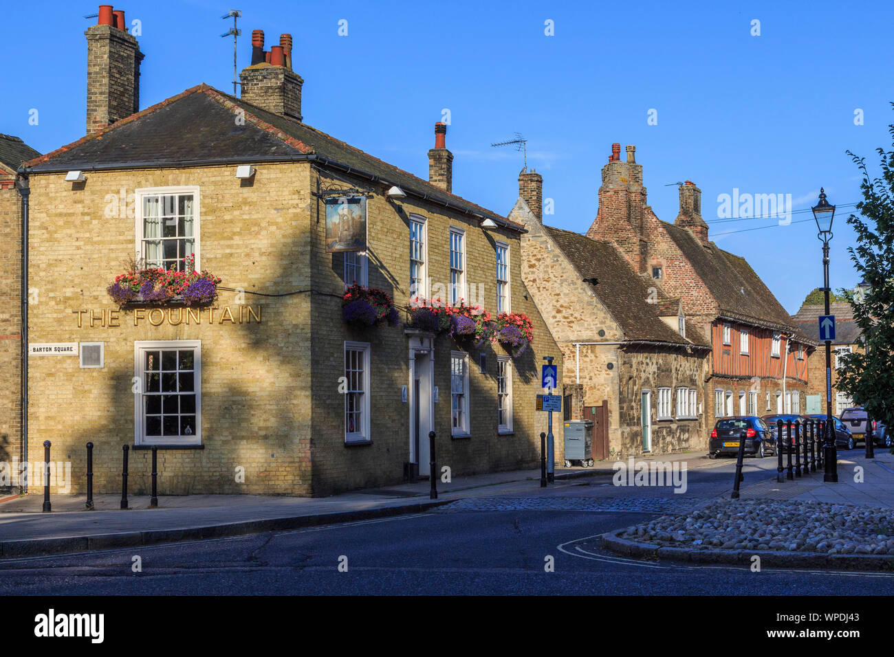 Die Kathedrale von Ely und Innenstadt cambridgeshire East Anglia England uk Gb Stockfoto