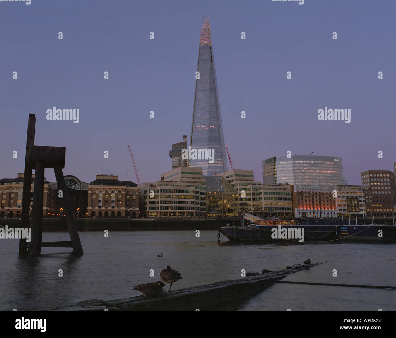 Shard, London. Im Bau 2015 Stockfoto