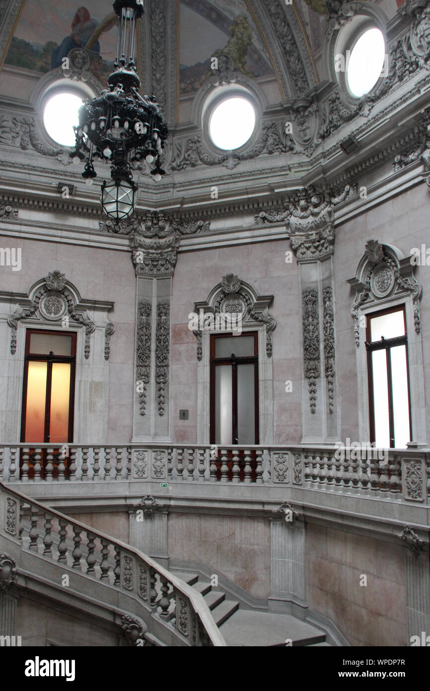 Palace (Palacio da bolsa) in Porto (Portugal) Stockfoto