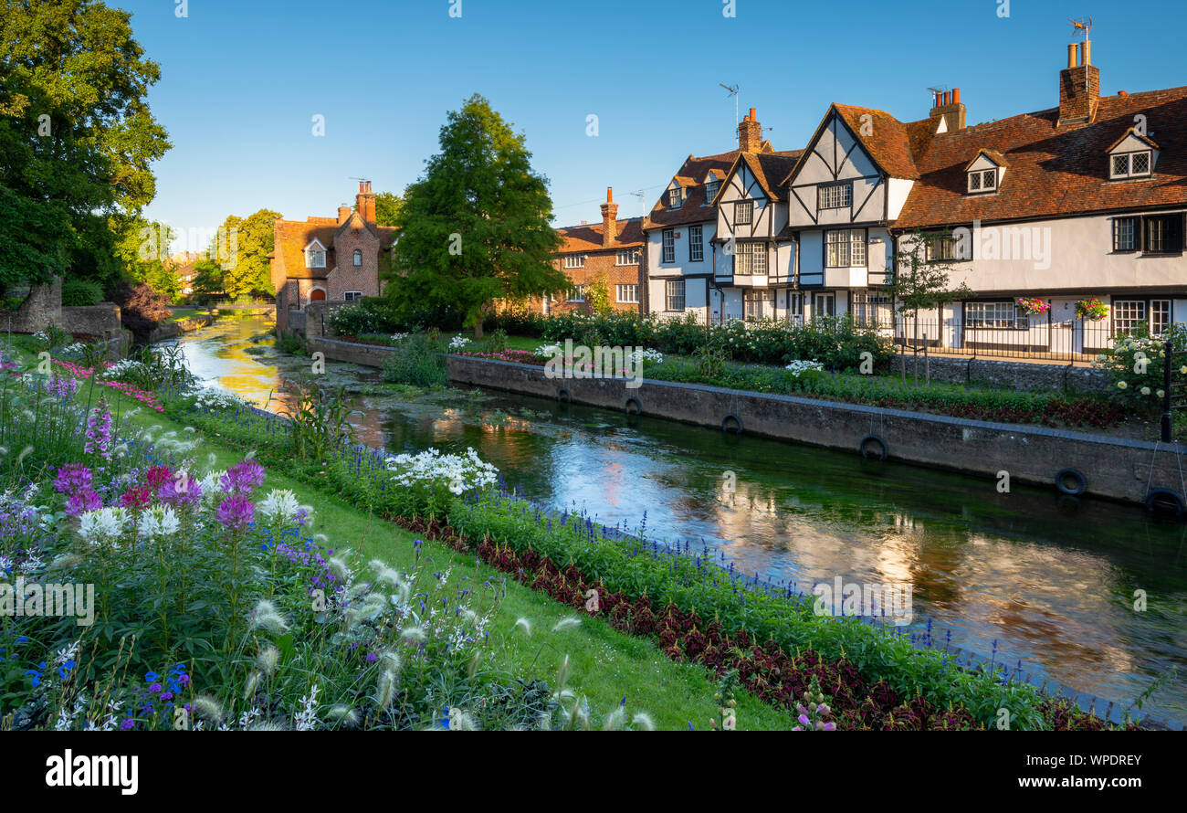 Westgate Gärten; einen schönen öffentlichen Park in Canterbury, Kent. Stockfoto