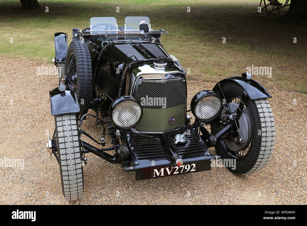 Aston Martin LM9 Le Mans Leicht (1932) Concours von Eleganz 2019, Hampton Court Palace, East Molesey, Surrey, England, Großbritannien, Großbritannien, Europa Stockfoto