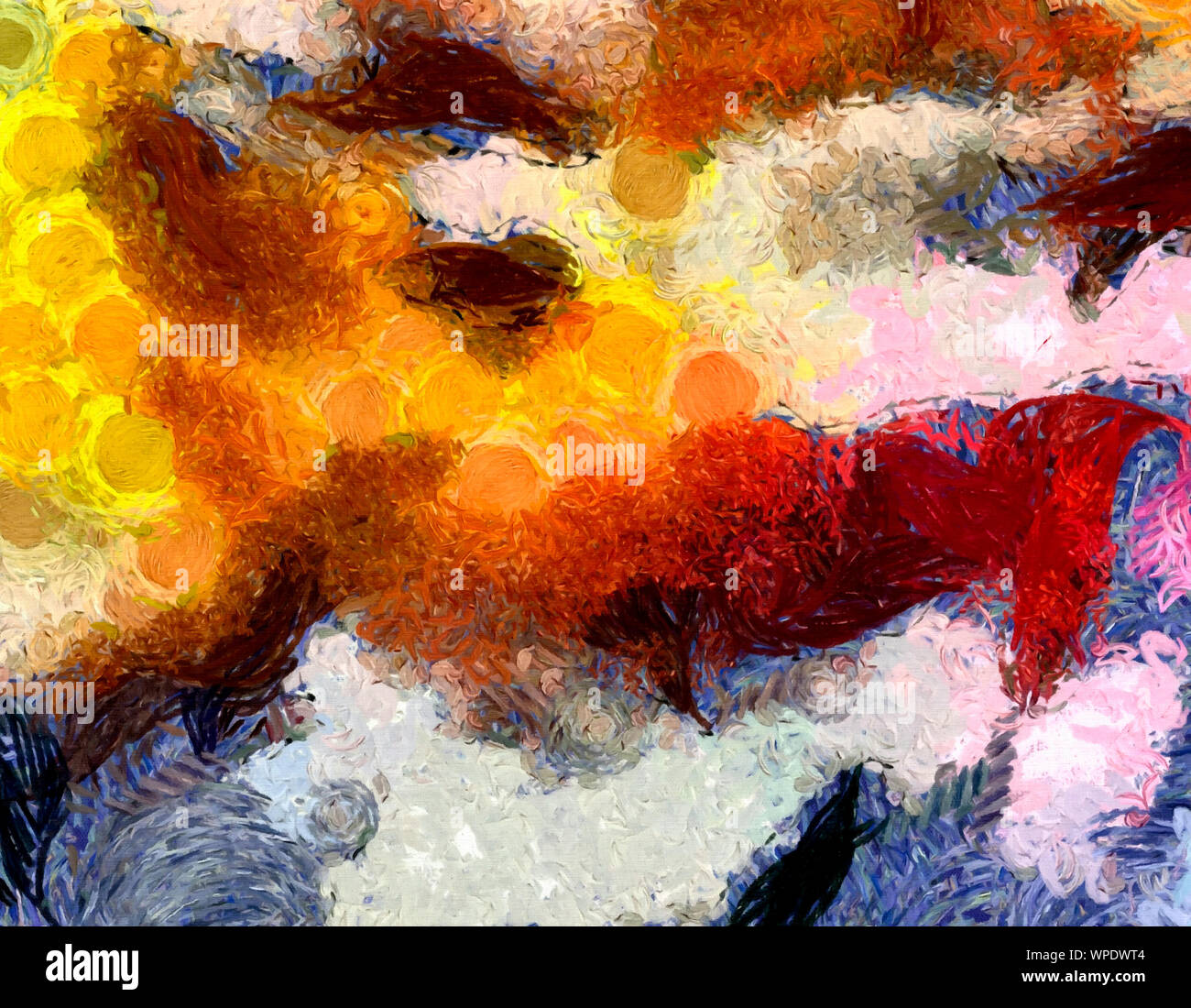 Abstrakte aquarell Textur Hintergrund. Ölmalerei Stil Stockfoto