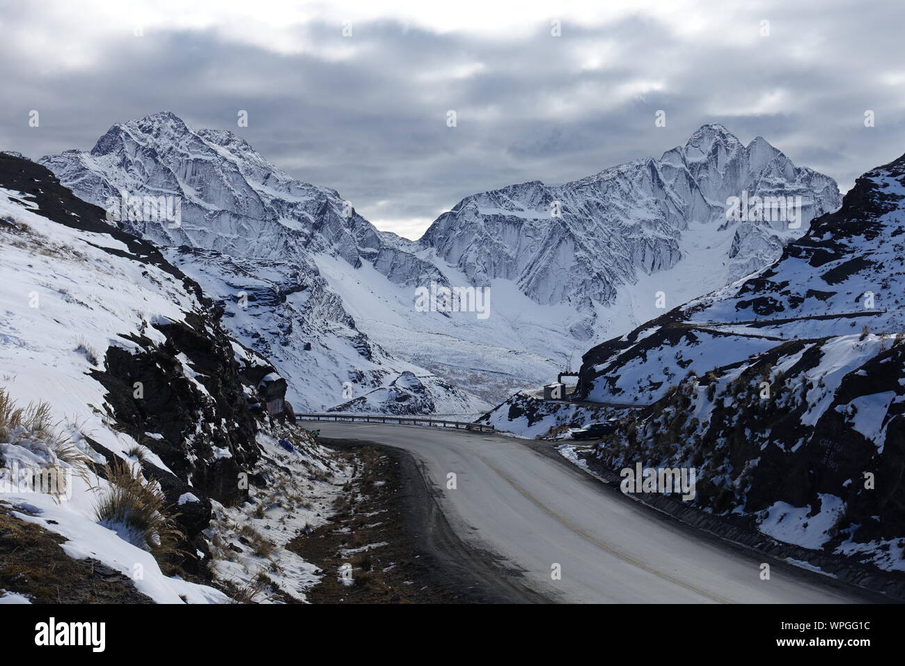 Bolivien La Paz Yungas Straße Straße des Todes Stockfoto