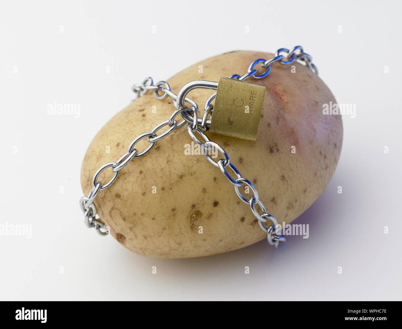Backen Kartoffel Güte in gesperrt Stockfoto