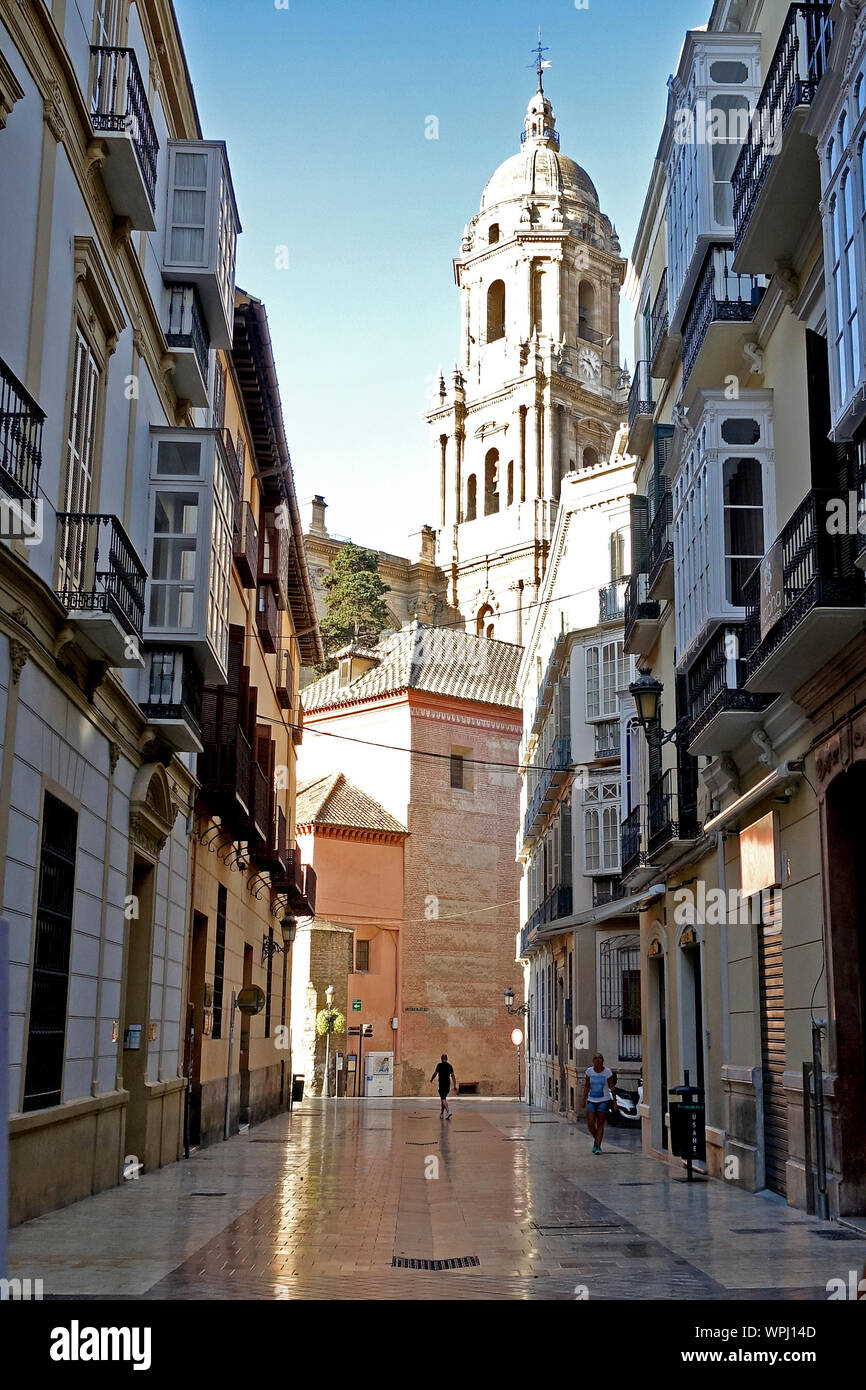 Gotische Kathedrale, Malaga, Spanien. Stockfoto