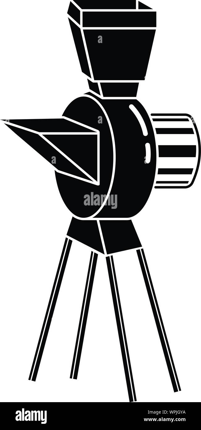 Saatgut mixer Aggregat Symbol, einfachen Stil Stock Vektor