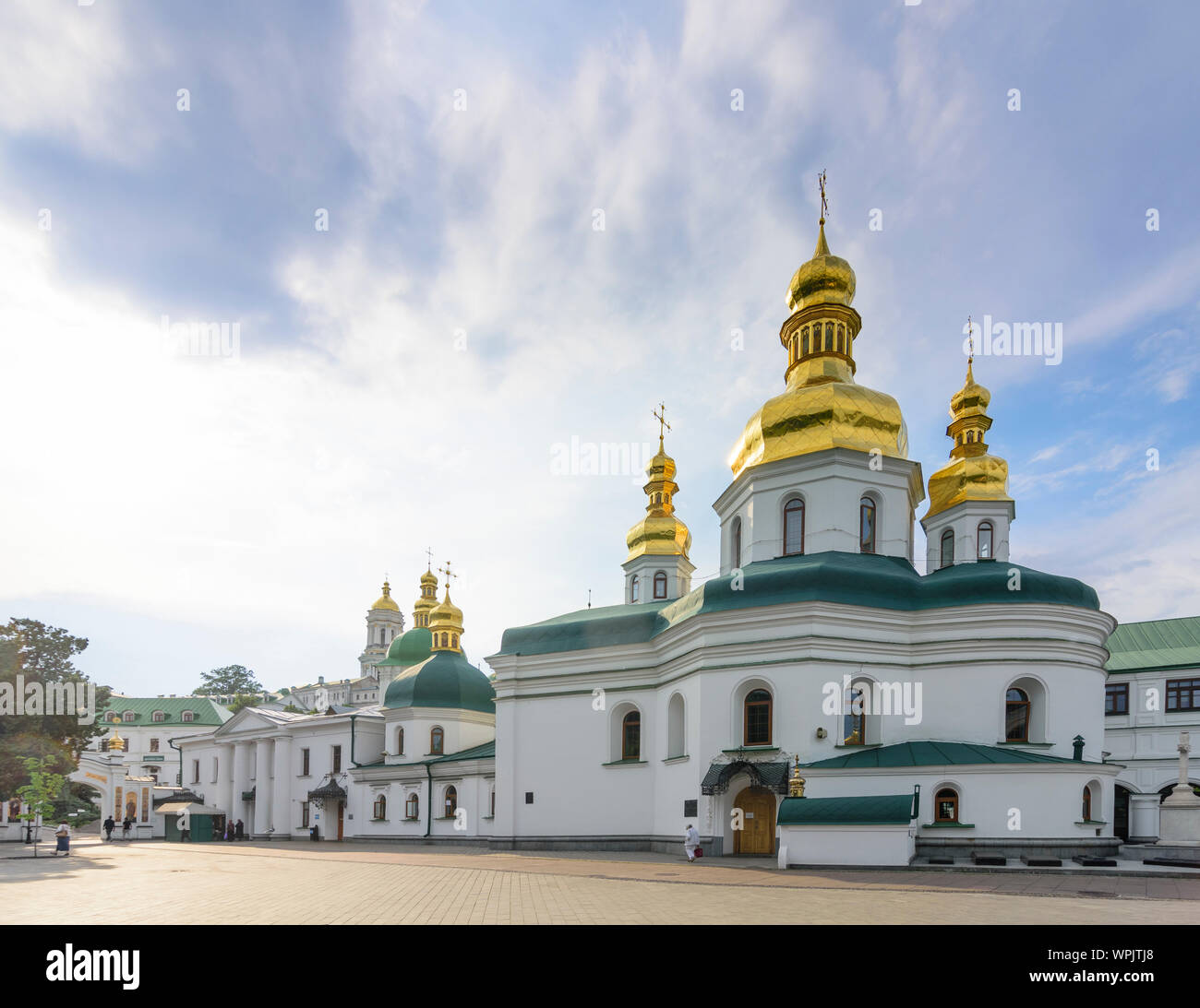 Kiew, Kiew: Kirche der Erhöhung des Kreuzes in Pechersk Lavra (Kloster der Höhlen), historischen orthodoxen christlichen Kloster in, Kiew, Ukraine Stockfoto