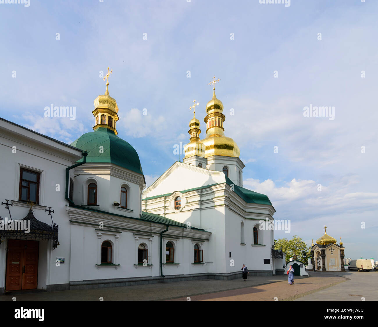 Kiew, Kiew: Kirche der Erhöhung des Kreuzes in Pechersk Lavra (Kloster der Höhlen), historischen orthodoxen christlichen Kloster in, Kiew, Ukraine Stockfoto