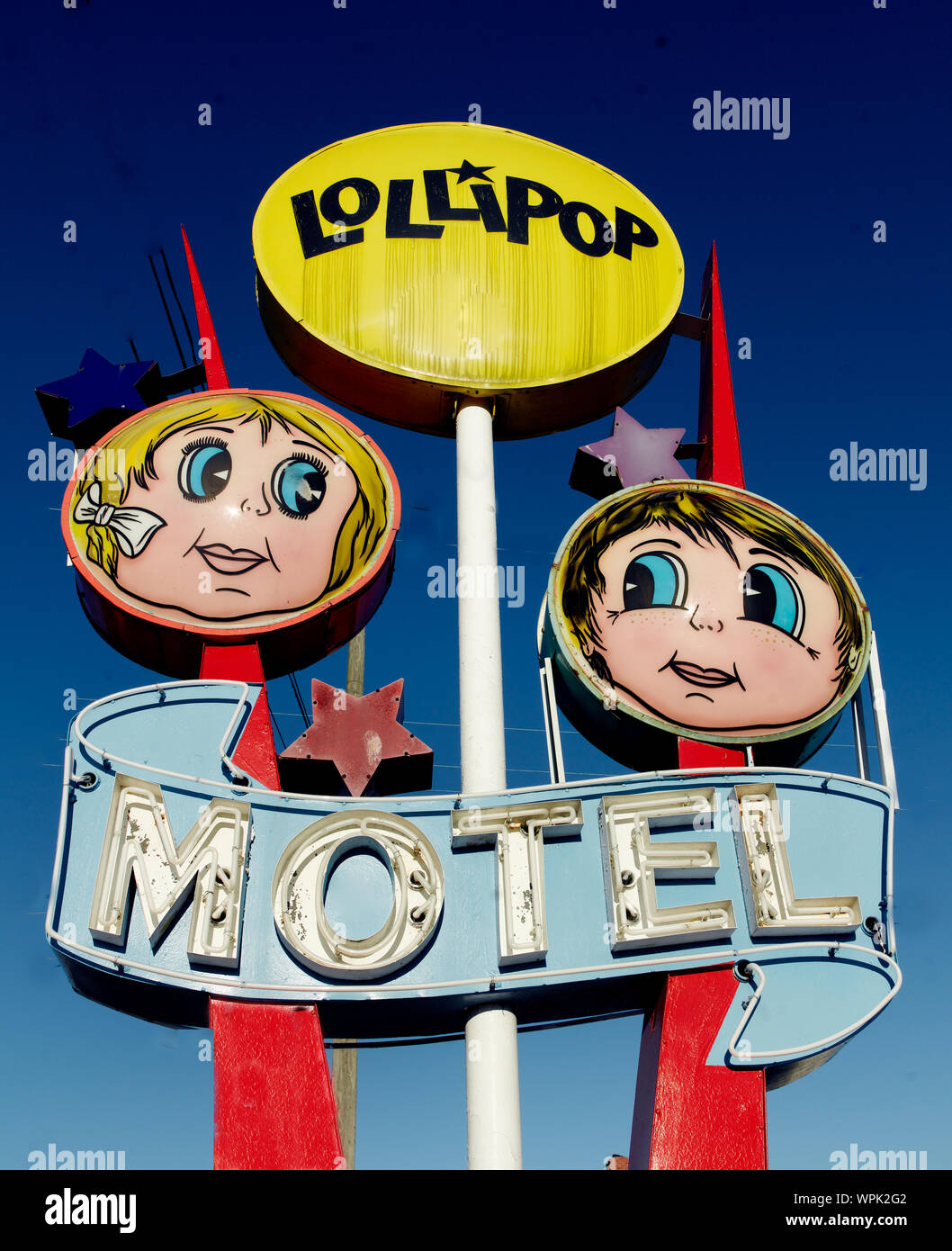 Lollipop Motel anmelden, Wildwood, New Jersey Stockfoto