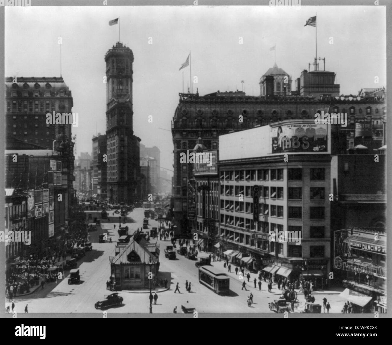 Longacre Square, S. aus 46th St., New York City Stockfoto
