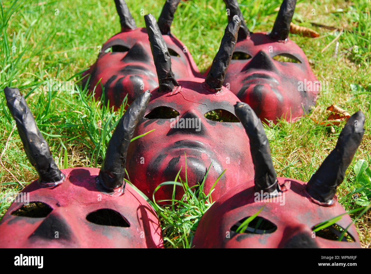 Portland. 9. September 2019. Die D.I.Y. Halloween Trick oder Masken behandeln." Credit: stuart Hartmut Ost/Alamy Stockfoto