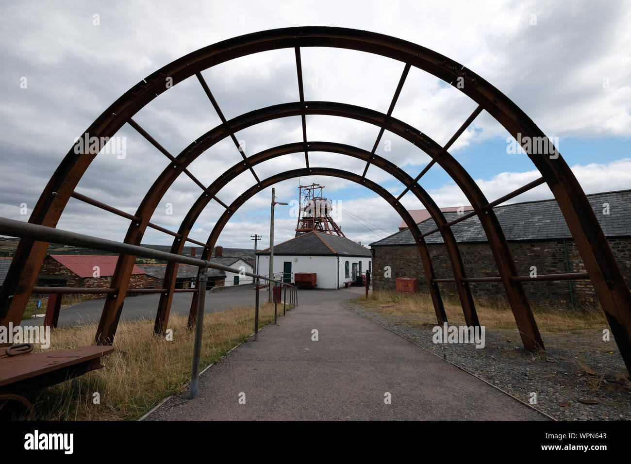 Die Big Pit Mining Museum in Blaenavon, Wales Stockfoto
