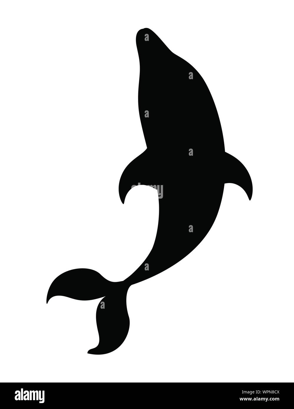 Cartoon Delfin Schwarzweiss Stockfotos Und Bilder Alamy