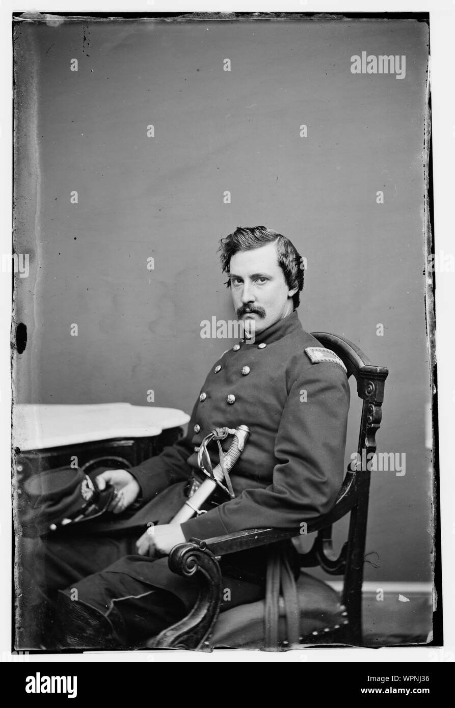 Oberstleutnant C.E. Colgate, 15 N.Y. Ingenieure Stockfoto