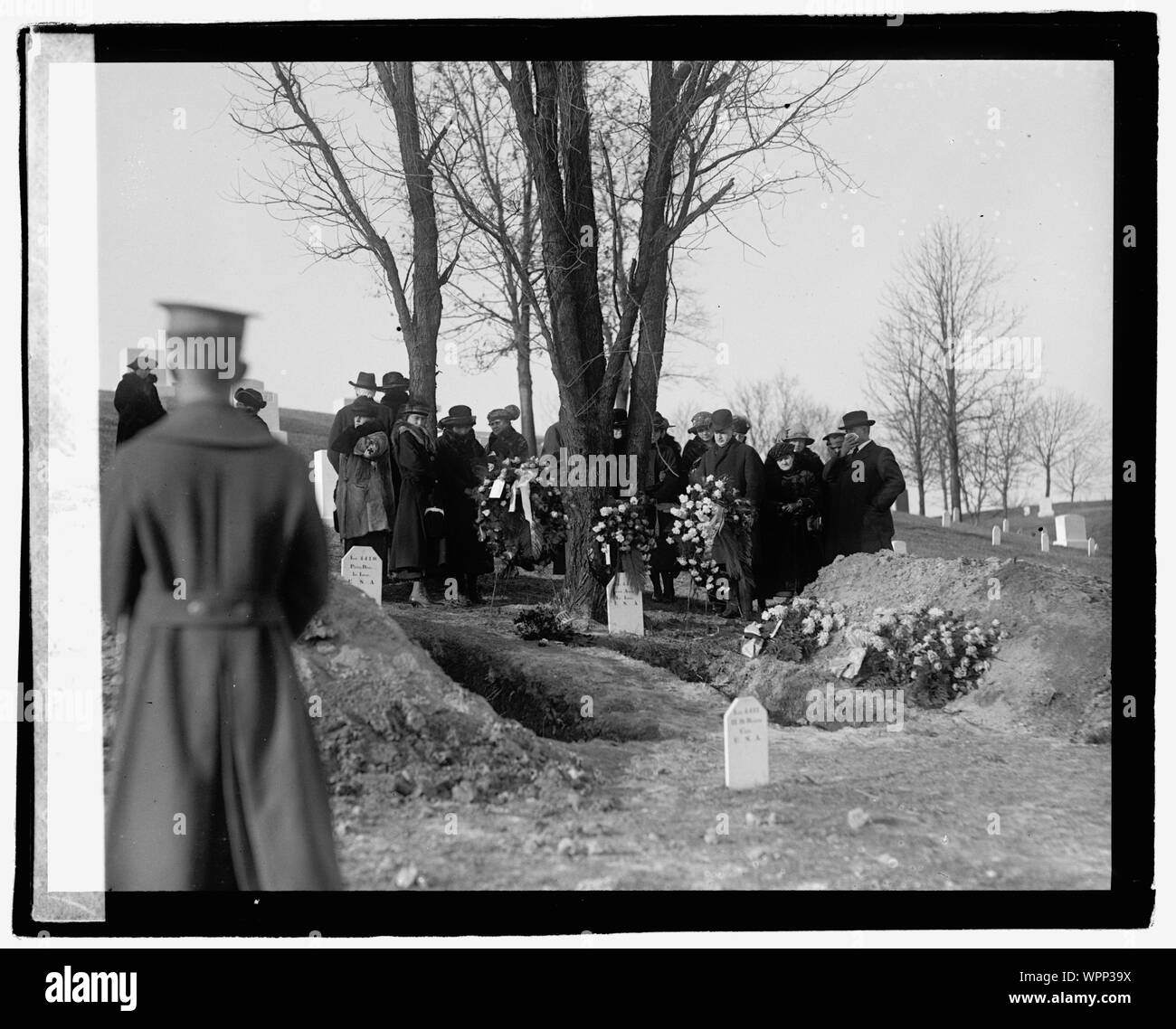 Lt. Richard Anderson Beerdigung Stockfoto