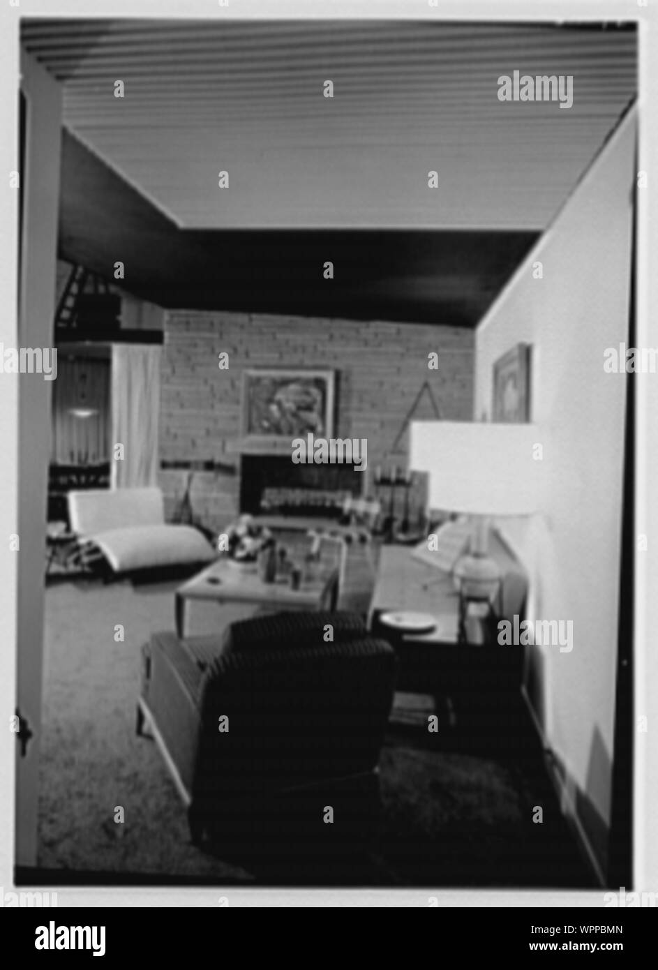 Ludwig Baumann, Home Furnishings aufweisen. Stockfoto