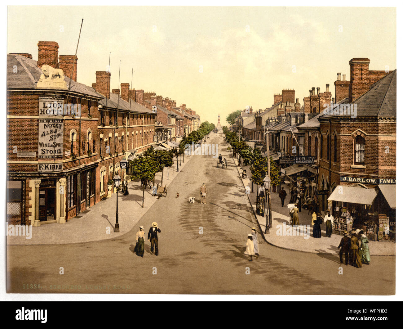 Lumley Straße, Skegness, England; Drucken. 11326.; Stockfoto