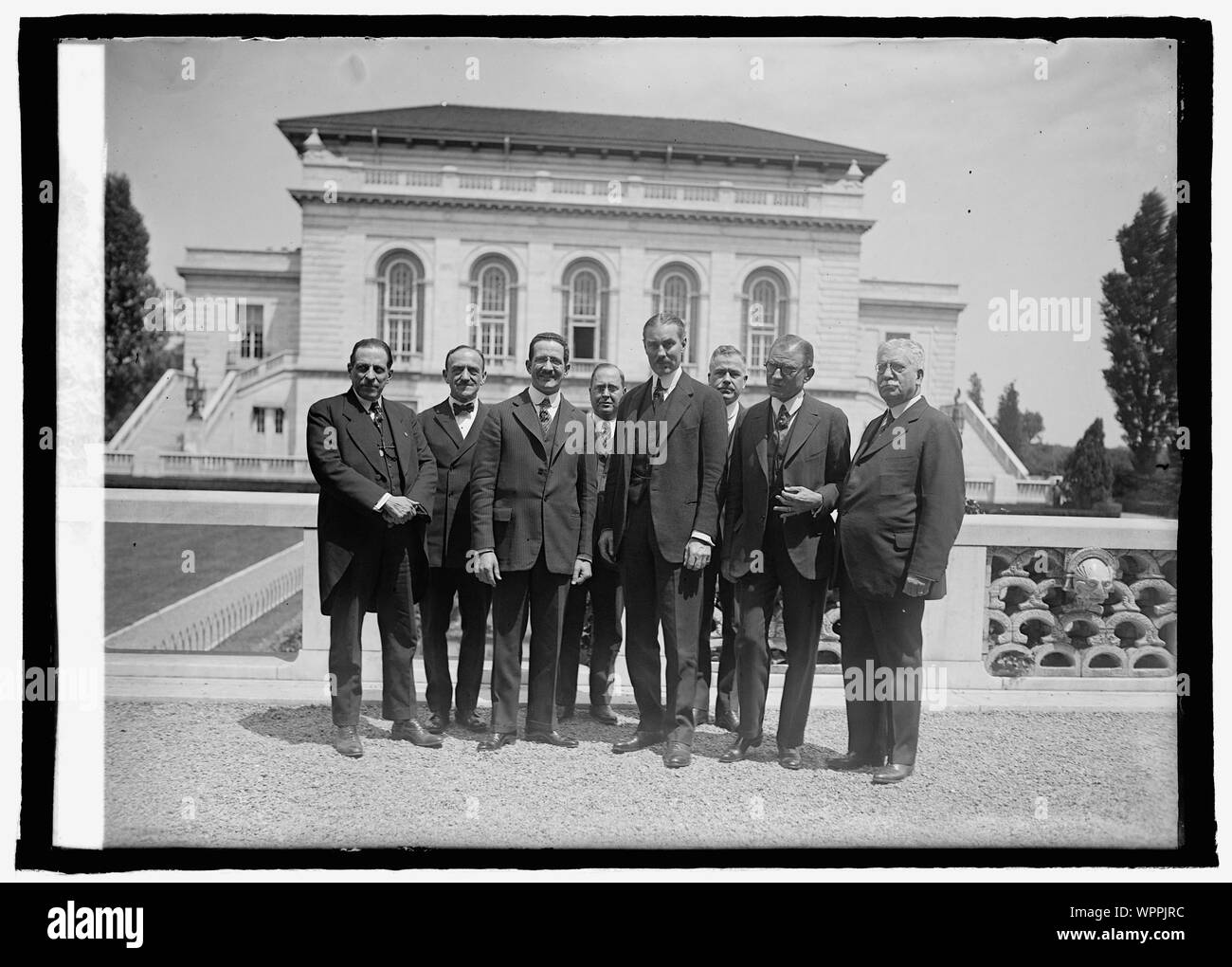 Mittagessen an der Pan American Union D.E.A. Morales & D.M.M. Sterling Stockfoto