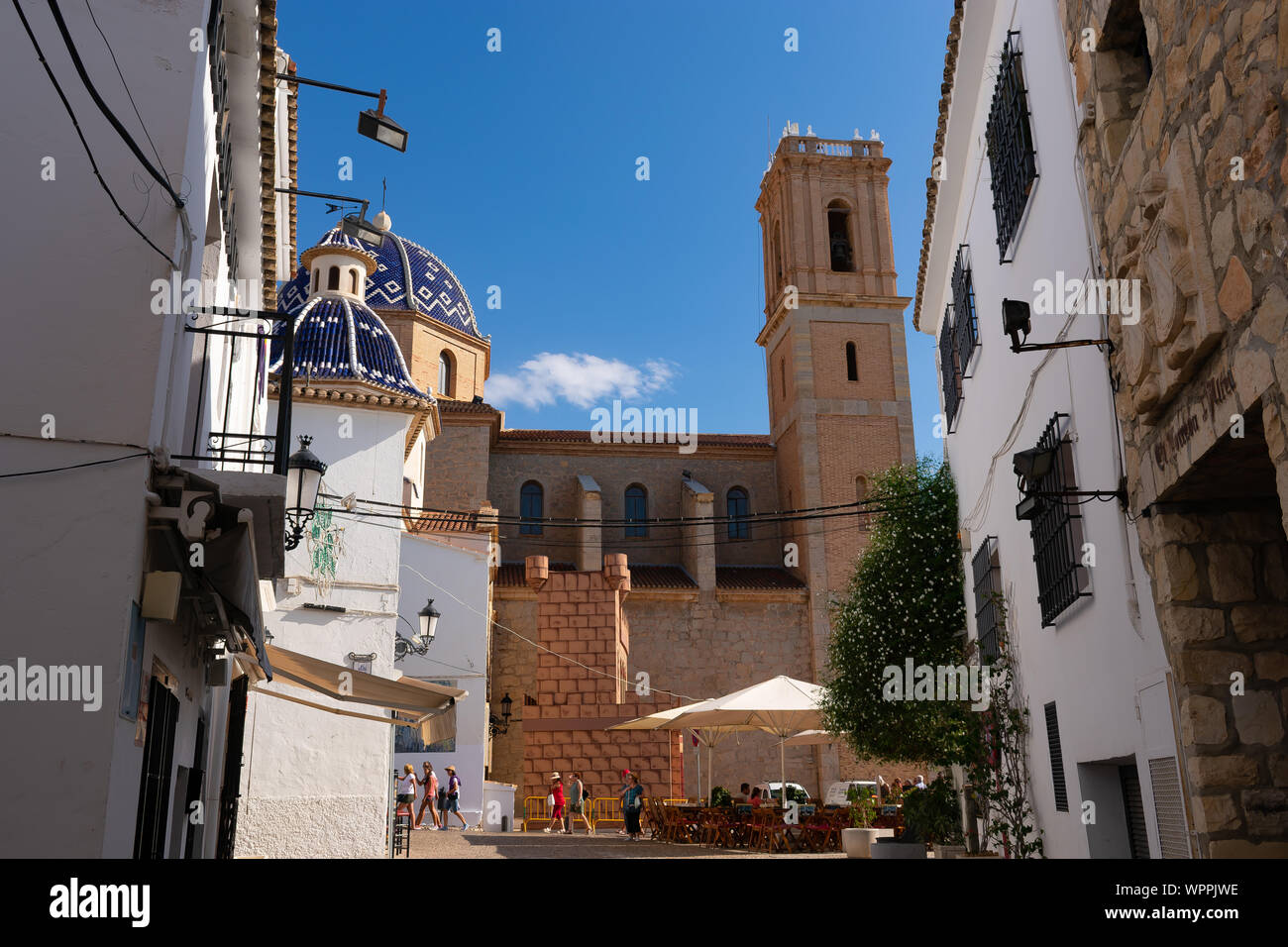 Altea, Fischerdorf in Alicante (Spanien) Stockfoto