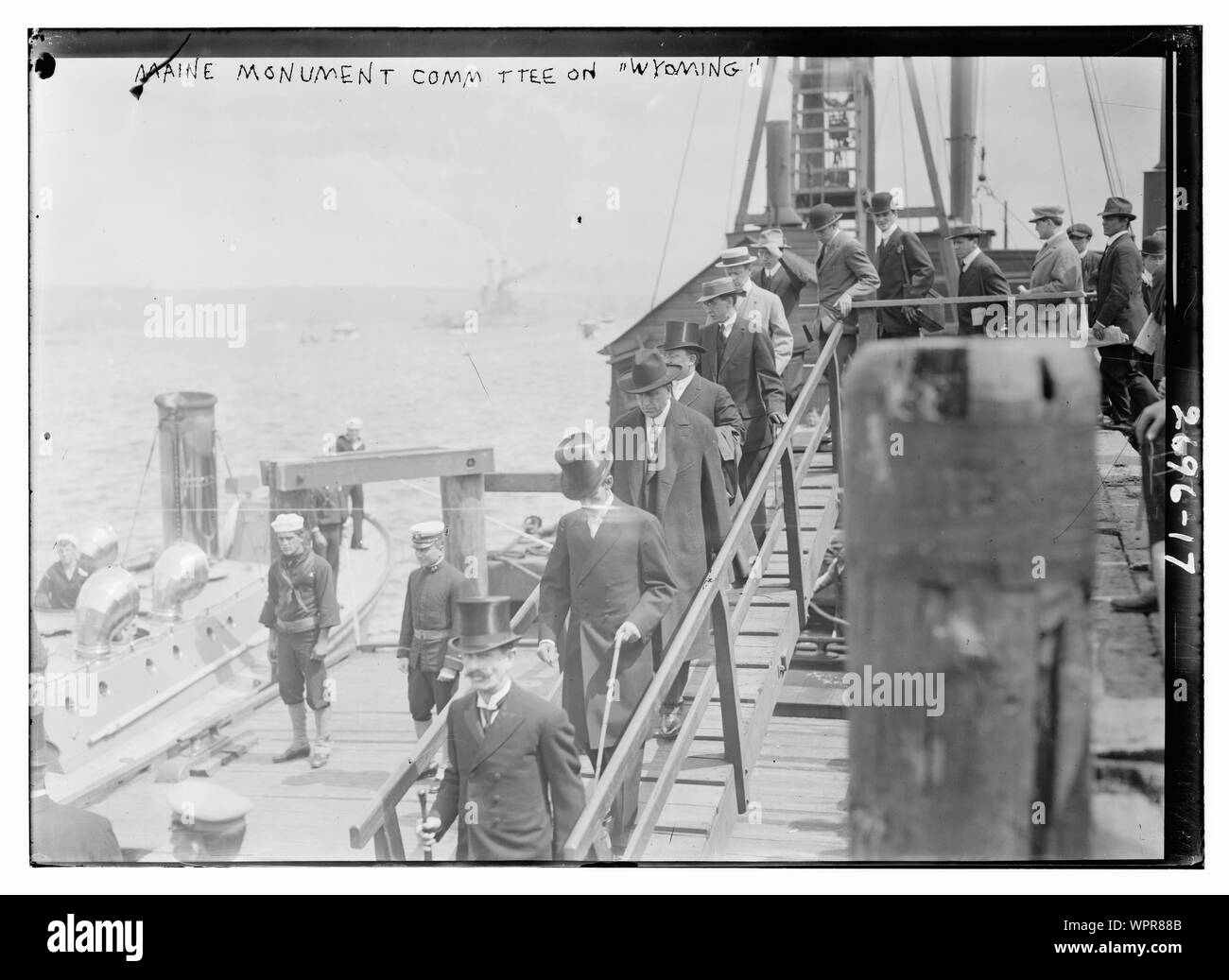 MAINE Denkmal Comm [i] Abschlag auf WYOMING Stockfoto