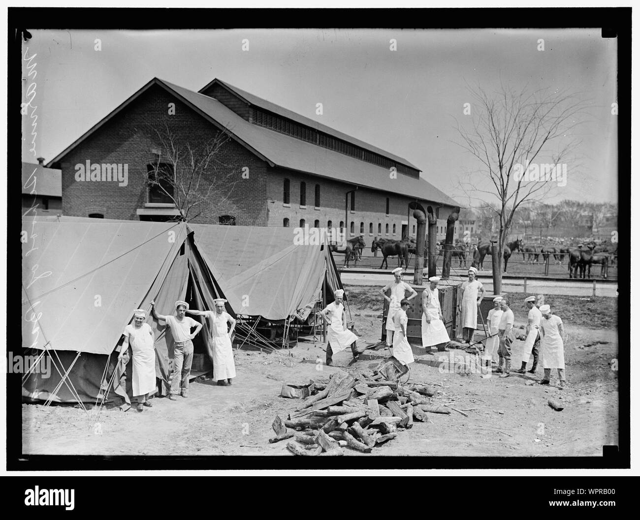 MARINE CORPS, U.S.N. Schule der Backen Stockfoto