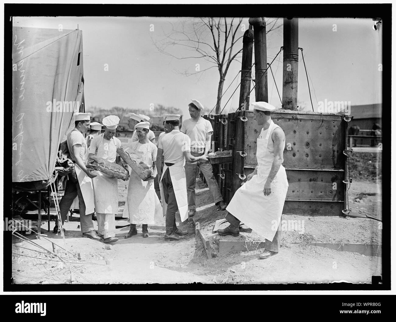 MARINE CORPS, U.S.N. Schule der Backen Stockfoto