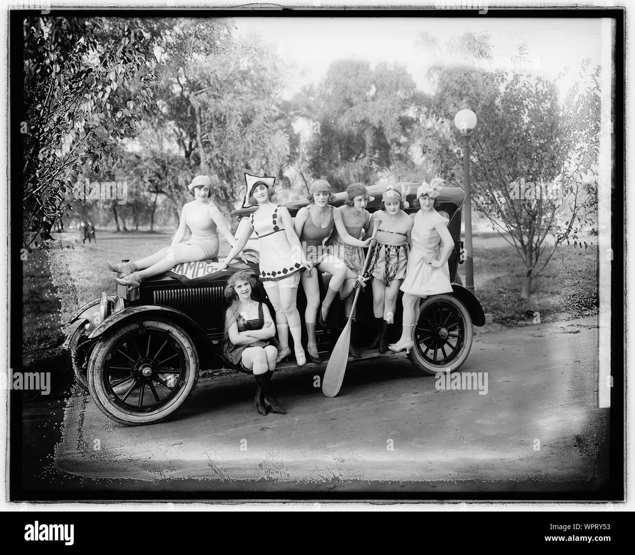 Mack Sennett Mädchen Stockfoto