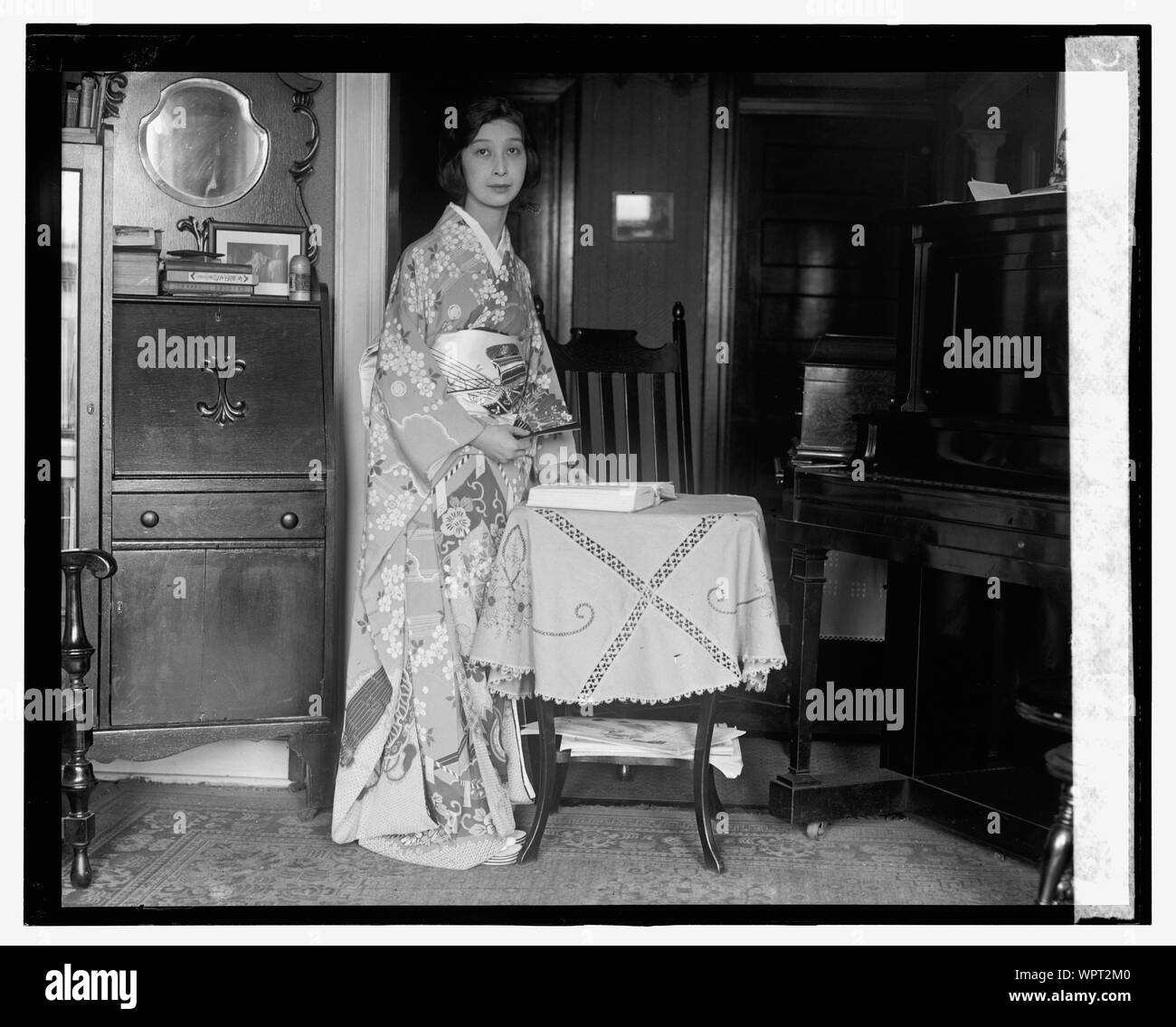 Frau Sakamoto (Lay) Stockfoto