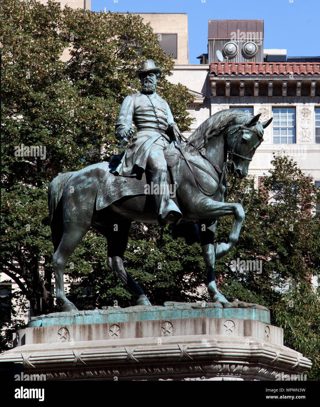 Major General James B. McPherson Statue in Washington, D.C.; Stockfoto
