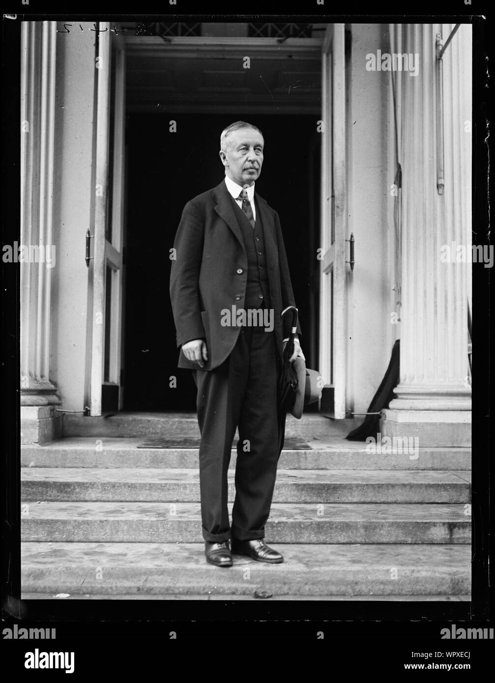 Mann im Weißen Haus, Washington, D.C. Stockfoto