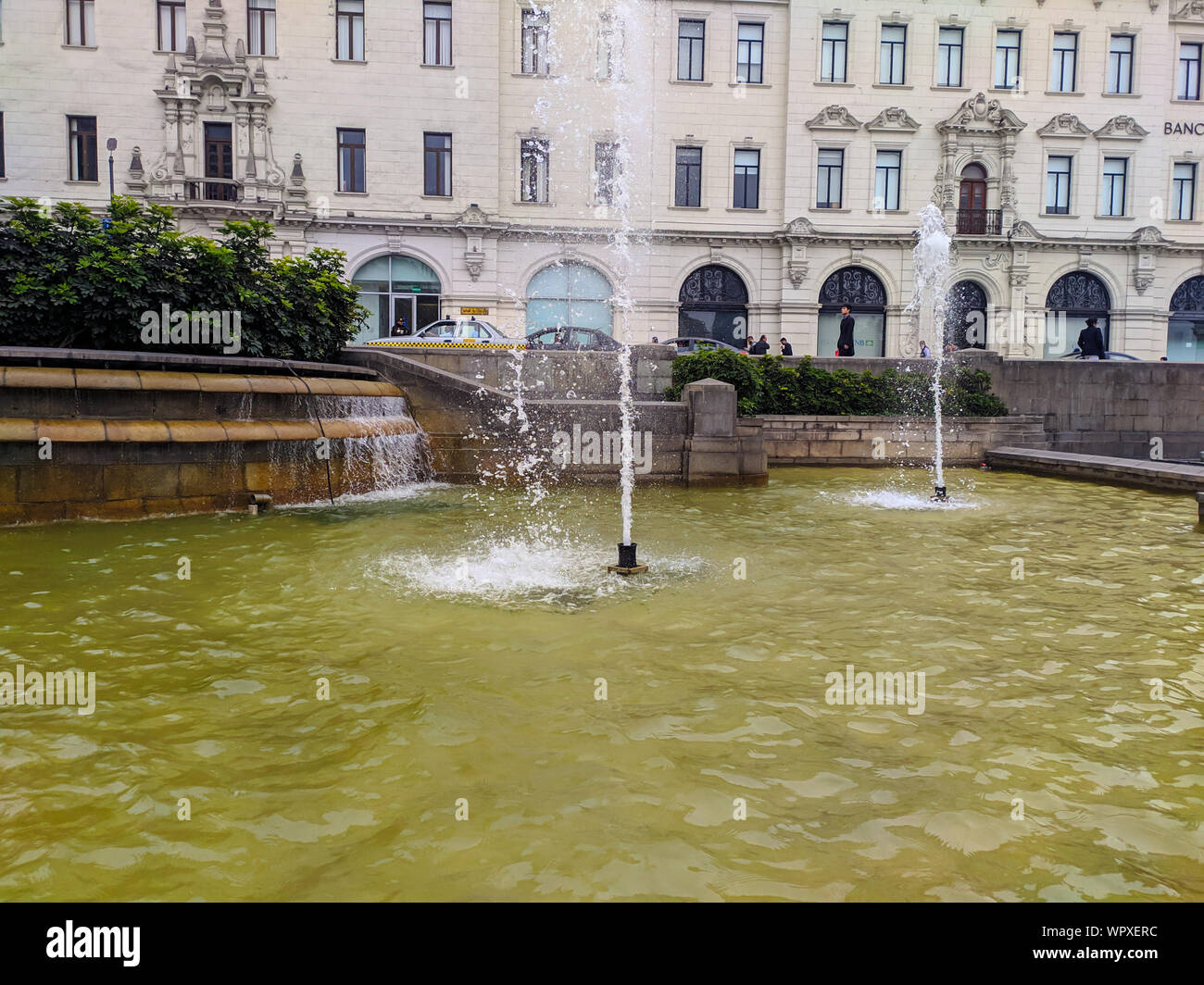 Plaza San Martin, dem Hauptplatz in der Altstadt von der peruanischen Hauptstadt Lima Stockfoto