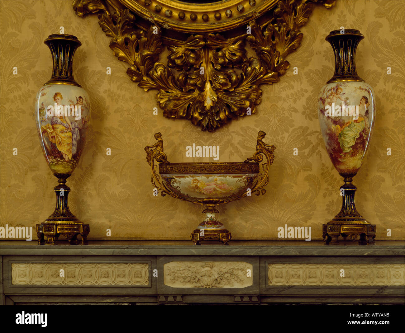 Mantel Detail bei der russischen Botschaft in Washington, D.C Stockfoto