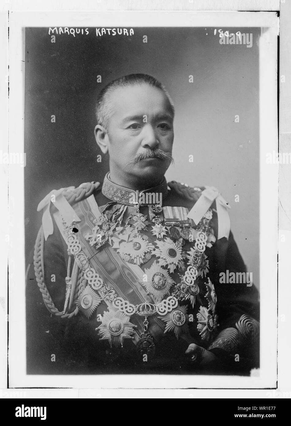 Marquis Katsura, portraitbüste Stockfoto
