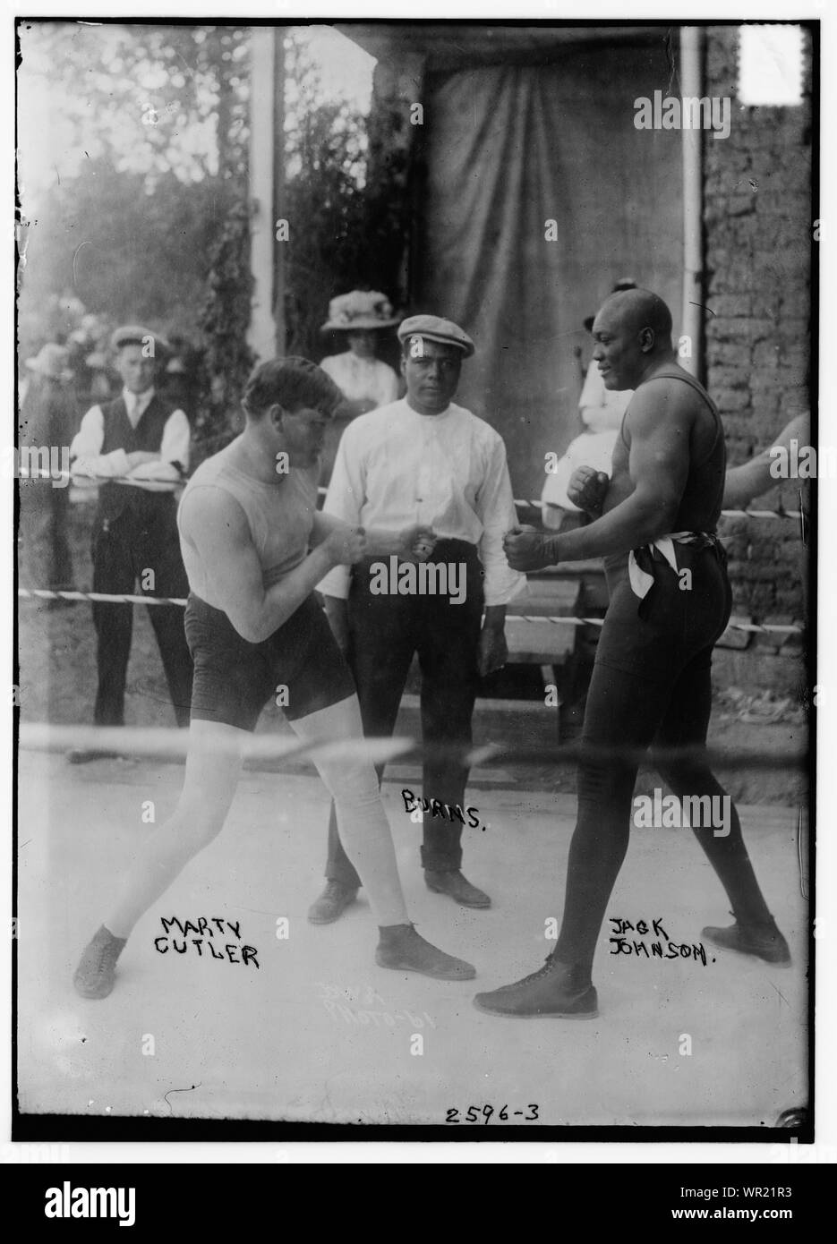 Marty Cutler, Burns, Jack Johnson Stockfoto