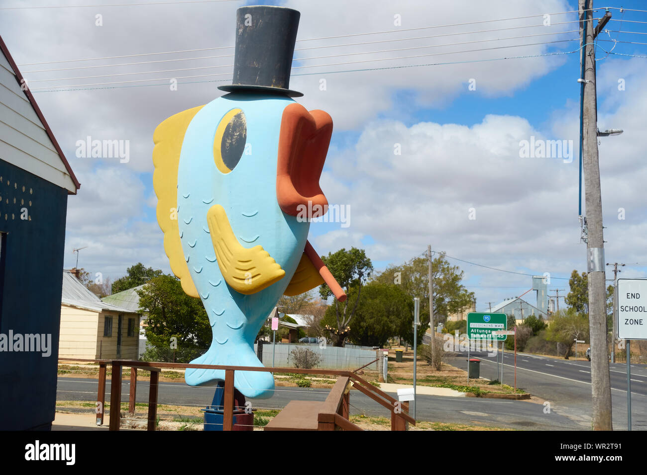 Big Fish in Manilla NSW Australien Stockfoto