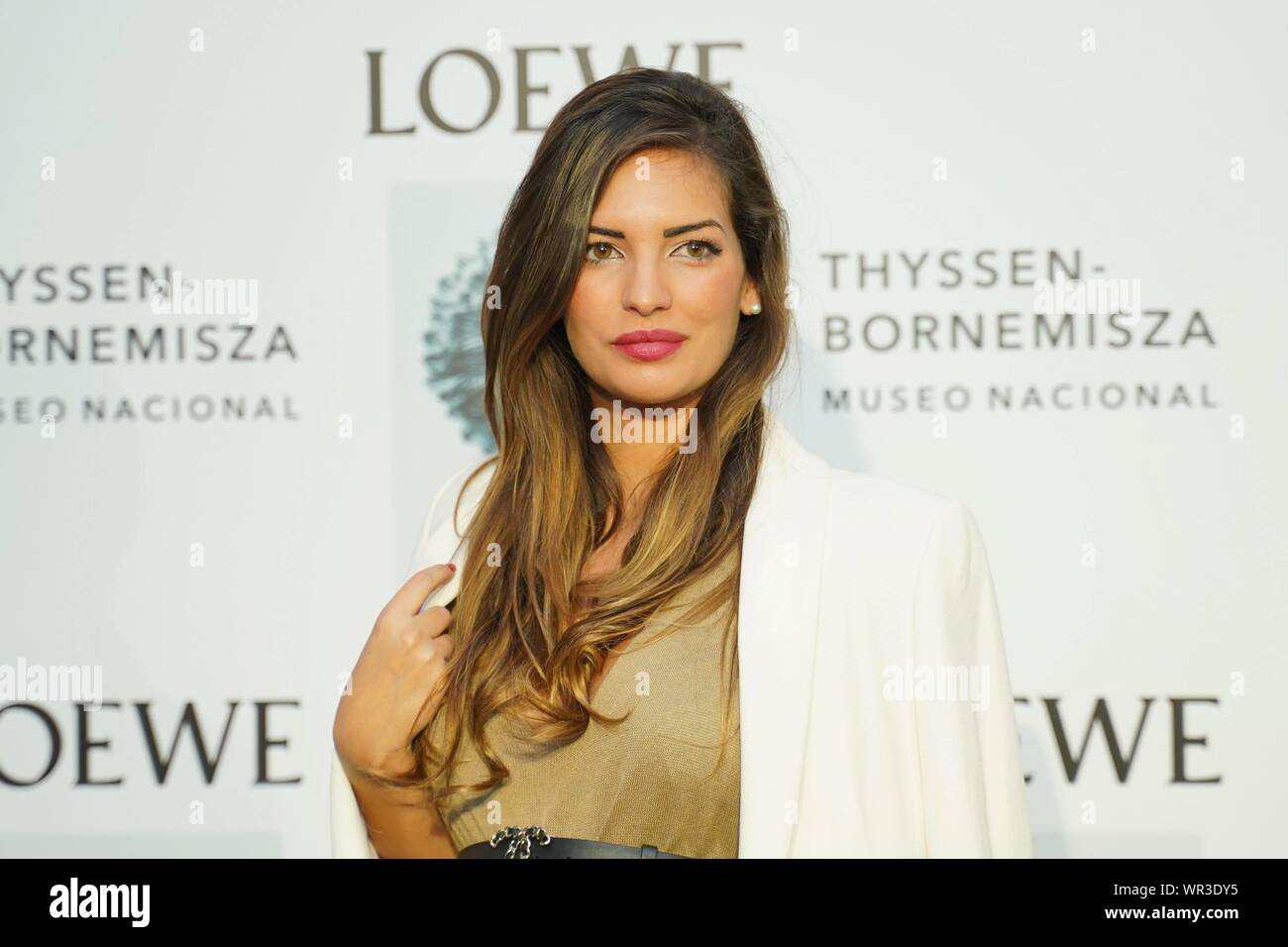 Madrid, Spanien. 09 Sep, 2019. Beatriz Espejel am Fotoshooting für Einweihung "Loewe: Karl Blossfeldt" Ausstellung in Madrid am Montag, 09. September 2019. Credit: CORDON PRESSE/Alamy leben Nachrichten Stockfoto