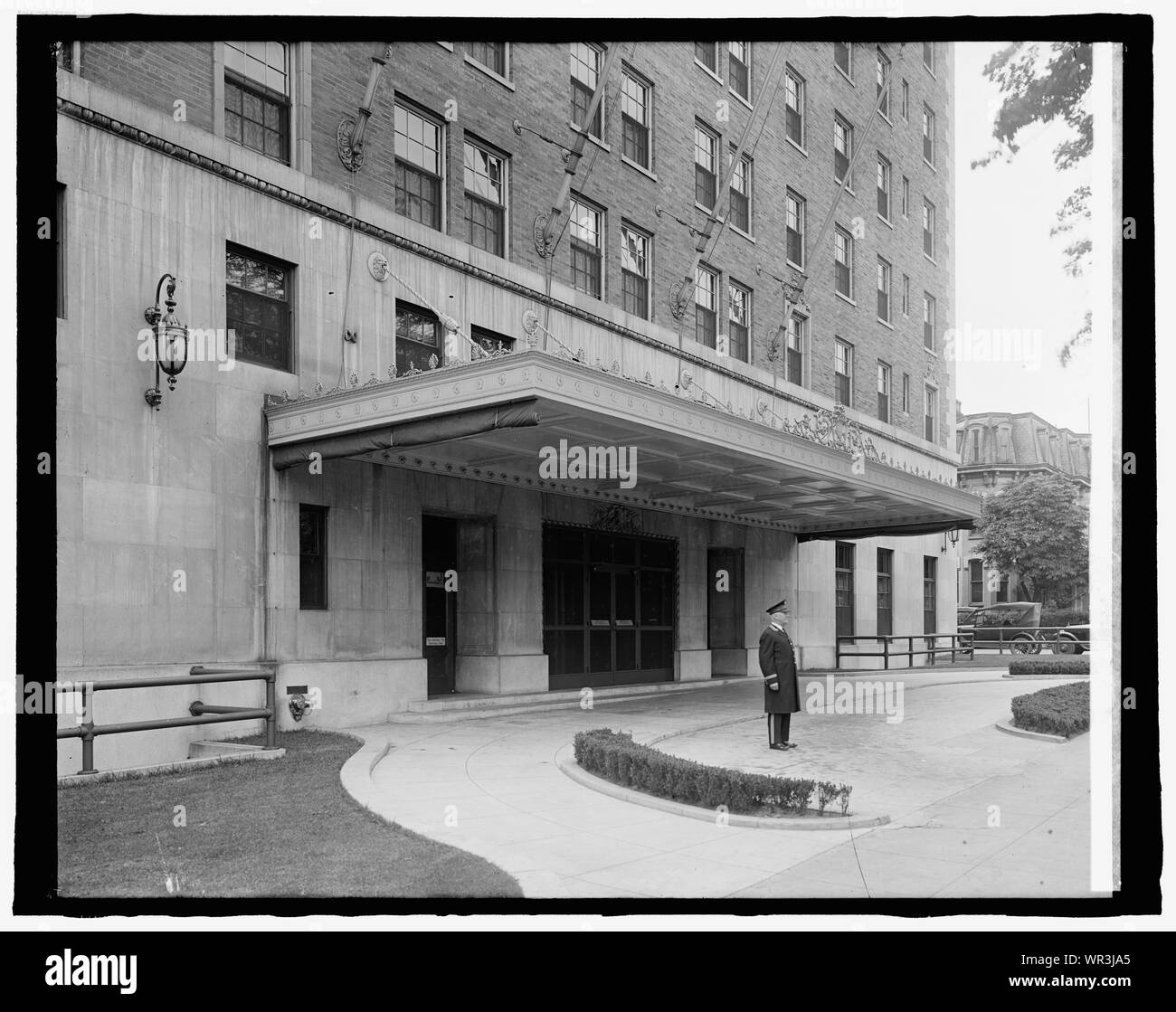 Mayflower Hotel (hinterer Eingang), [Washington, DC]; Mayflower Hotel (hinterer Eingang), [Washington, DC]; Stockfoto