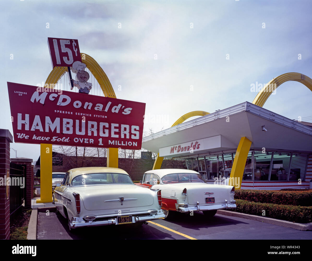 McDonald's Store #1 befindet sich westlich von Chicago, Illinois Stockfoto