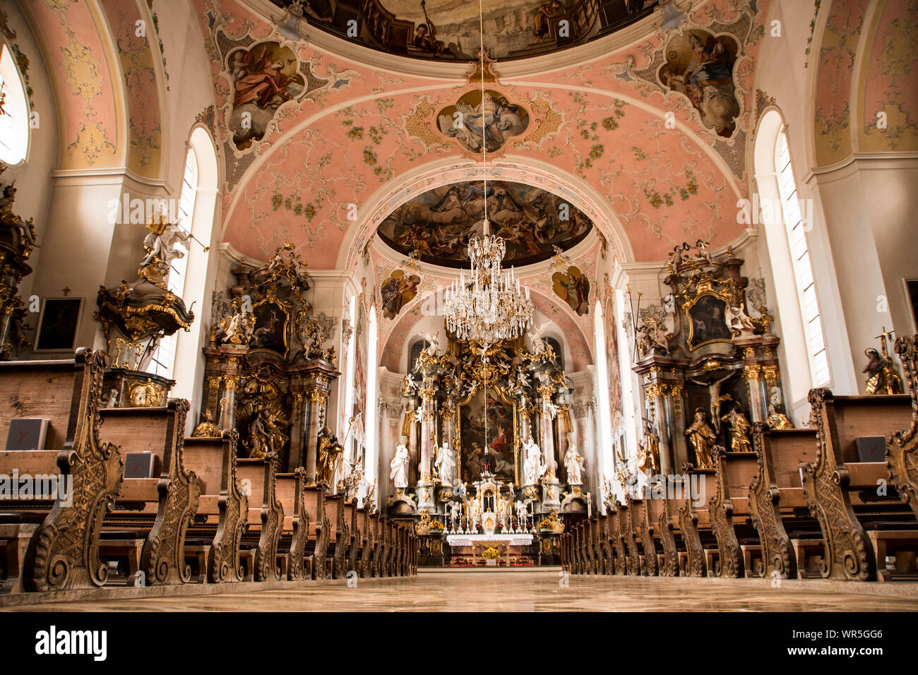 Innere Kirche Stockfoto