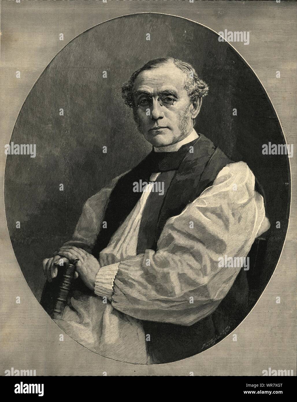 Die richtigen Pfr. Dr. W. D. Maclagan, der neue Erzbischof von York. Klerus 1891 Stockfoto