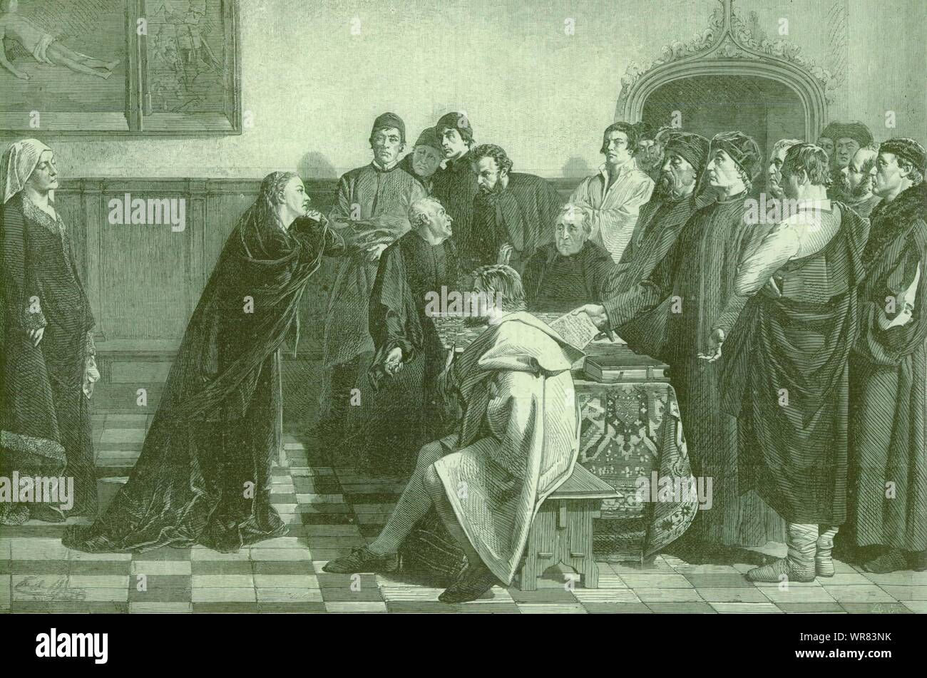 Maria von Burgund, Gent Polizeichefs zu begnadigen, Ratsmitglieder, die durch mich Wauters 1872 Stockfoto Maria von Burgund, Gent Polizeichefs zu begnadigen, Ratsmitglieder, die durch mich Wauters 1872 Stockfoto
