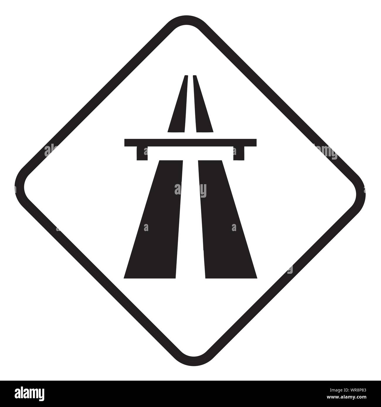Autobahn-Schild Stock Vektor