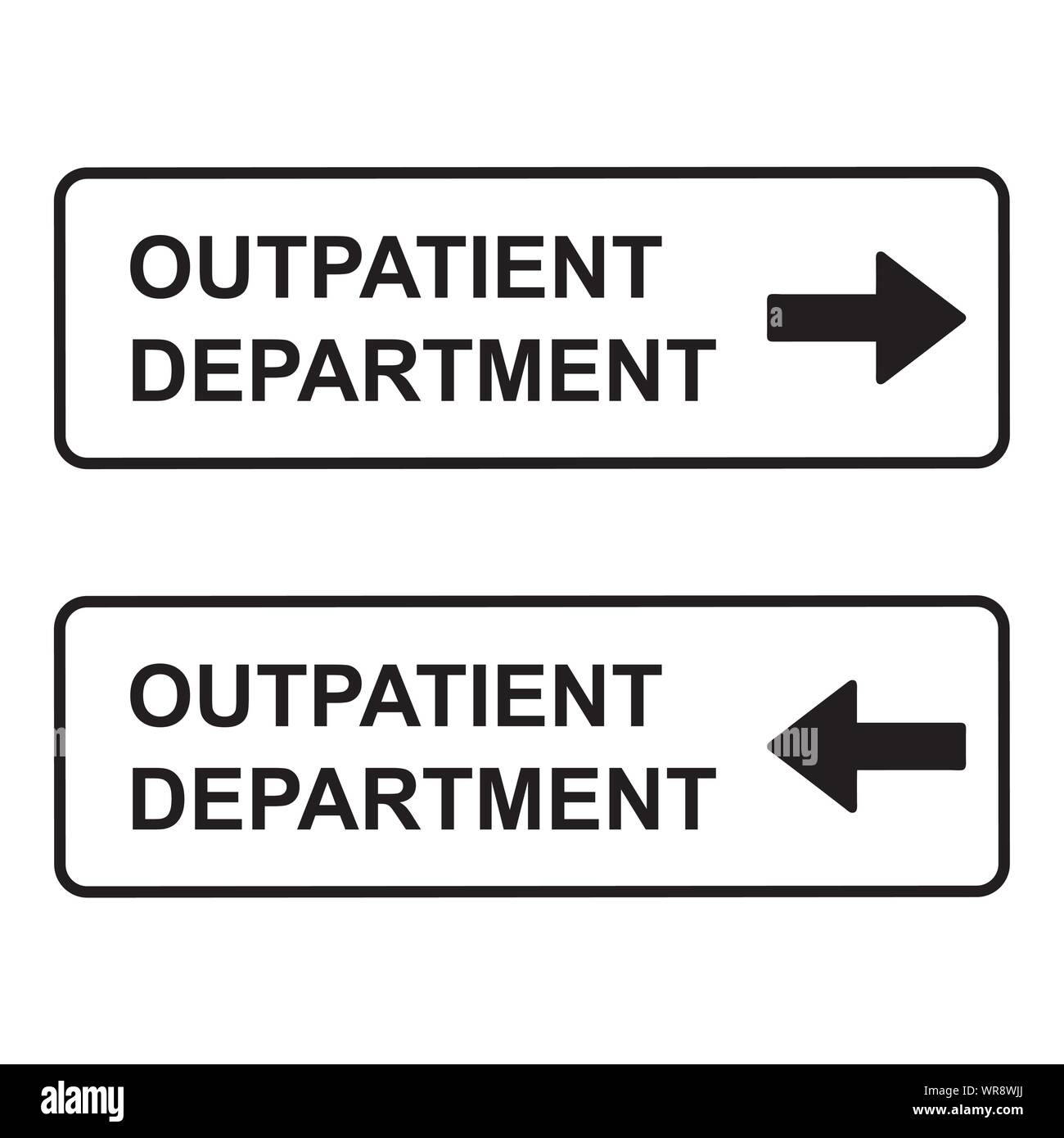 Ambulante Abteilung Stock Vektor