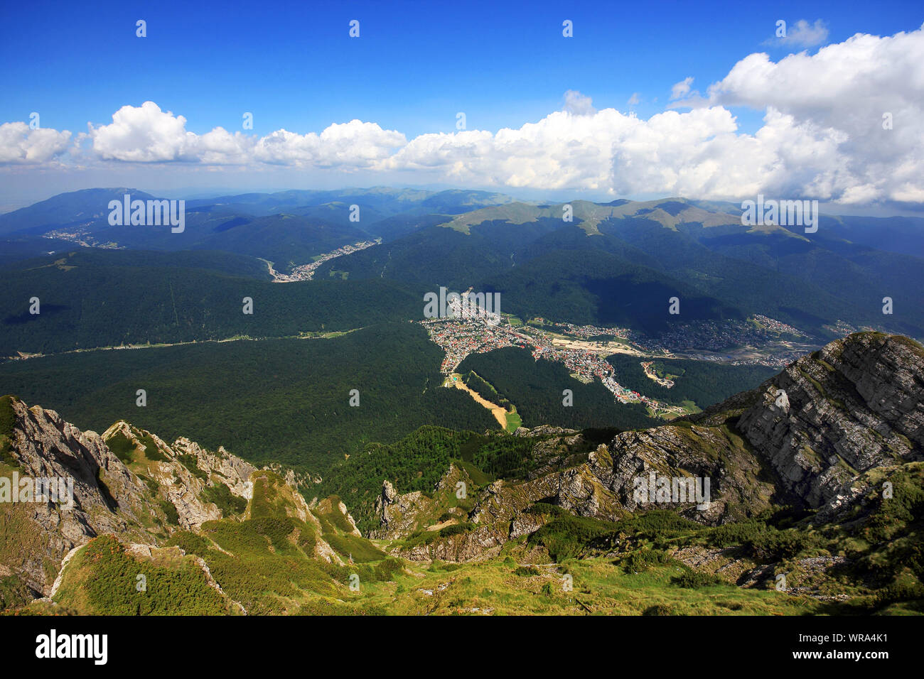 Malerische Ansicht des Karpatenbogens gegen Sky Stockfoto