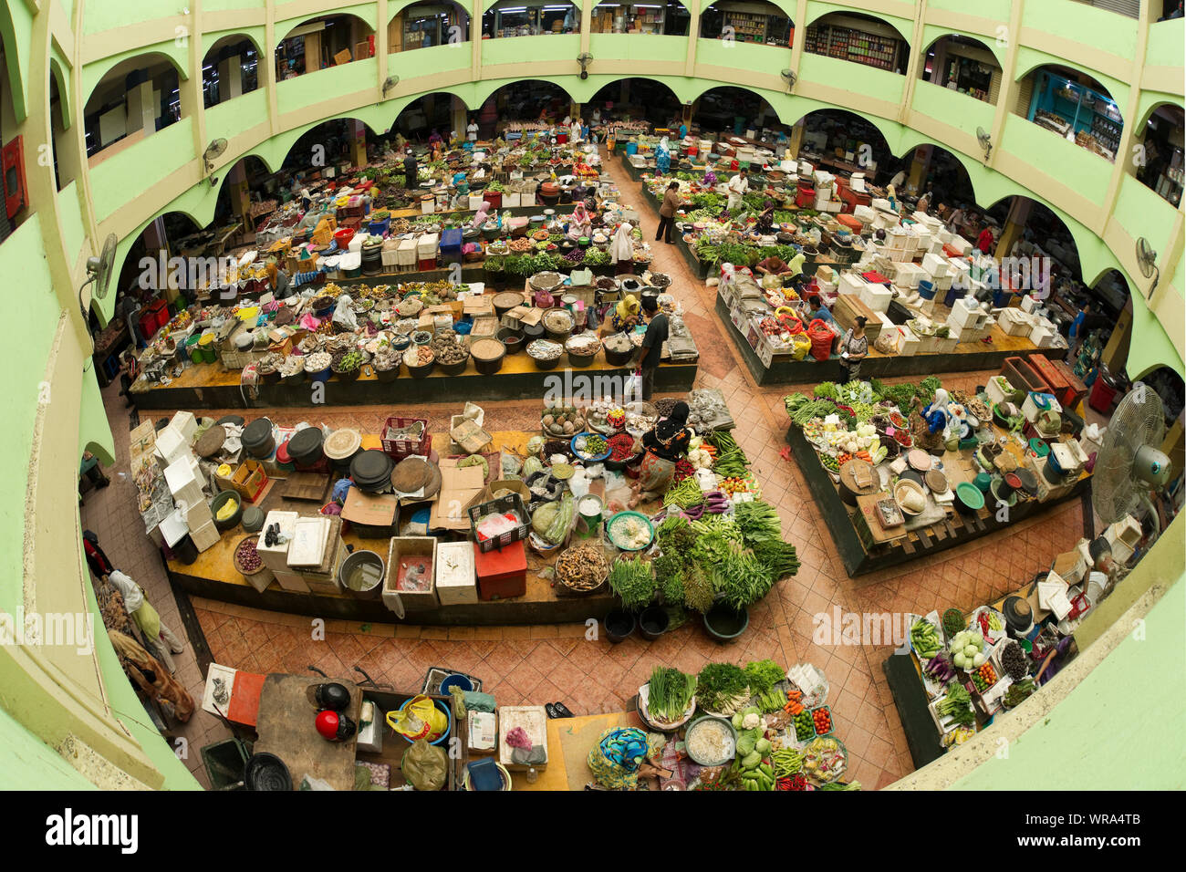 Central Market in Kota Bharu, Malaysia, 2009 Stockfoto