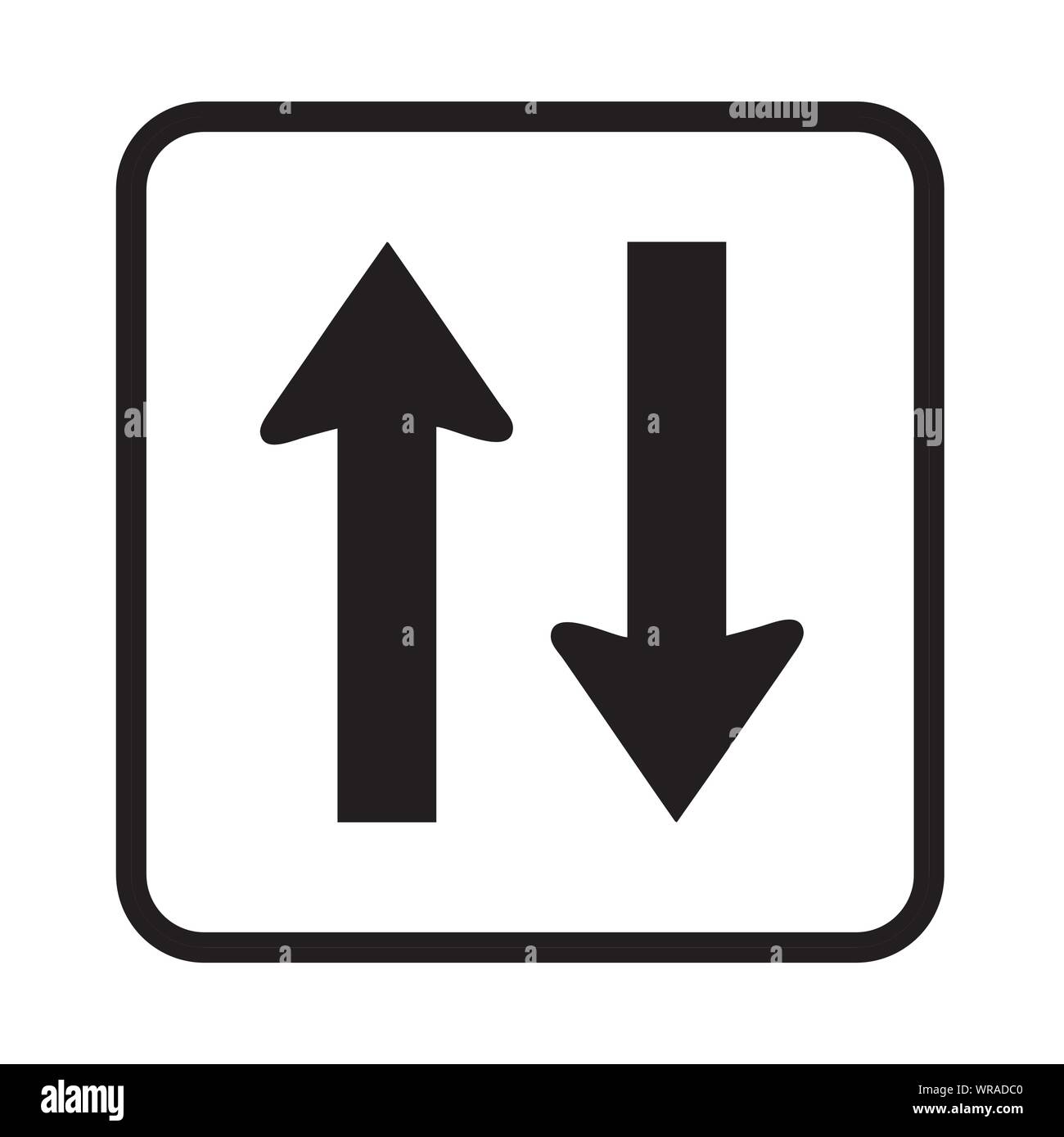Zwei weise Schild Vektor Stock Vektor