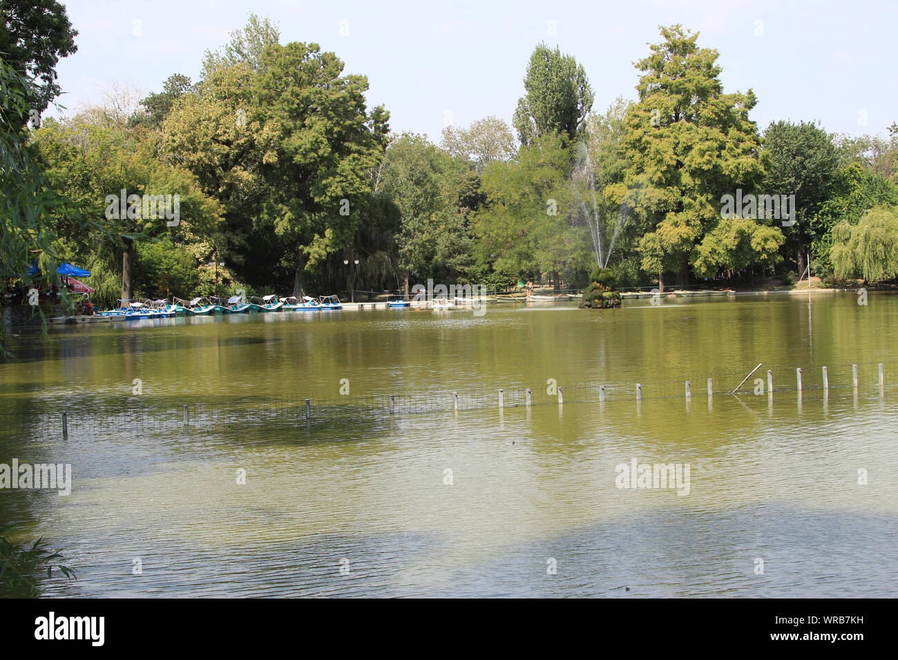 Der älteste Park, Cismigiu Park Stockfoto