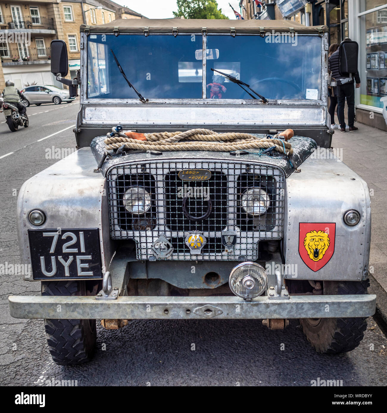 Serie 1 Land Rover in Großbritannien Straße geparkt Stockfoto