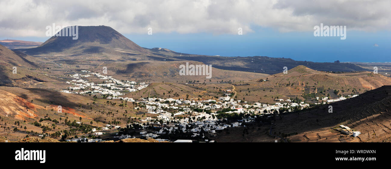Haría. Lanzarote, Kanarische Inseln. Spanien Stockfoto